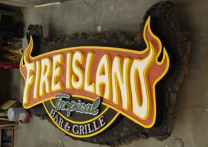 Fire Island Sign