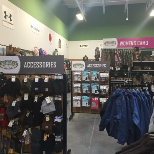 banners in a store